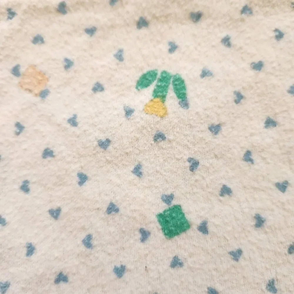 Riegal teddy bear sleepy time fleece blanket vintage baby Swaddle